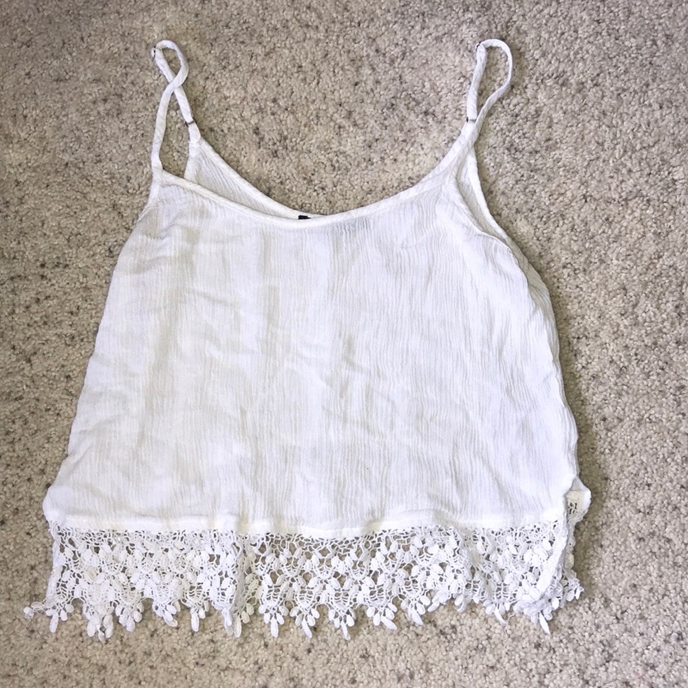 White tank top